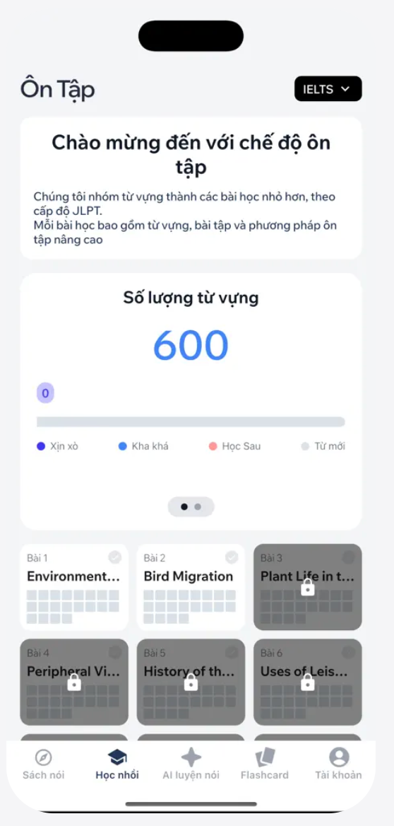 DOTSPEAK - Chiến dịch review app học tiếng anh nền tảng Tiktok và Thread