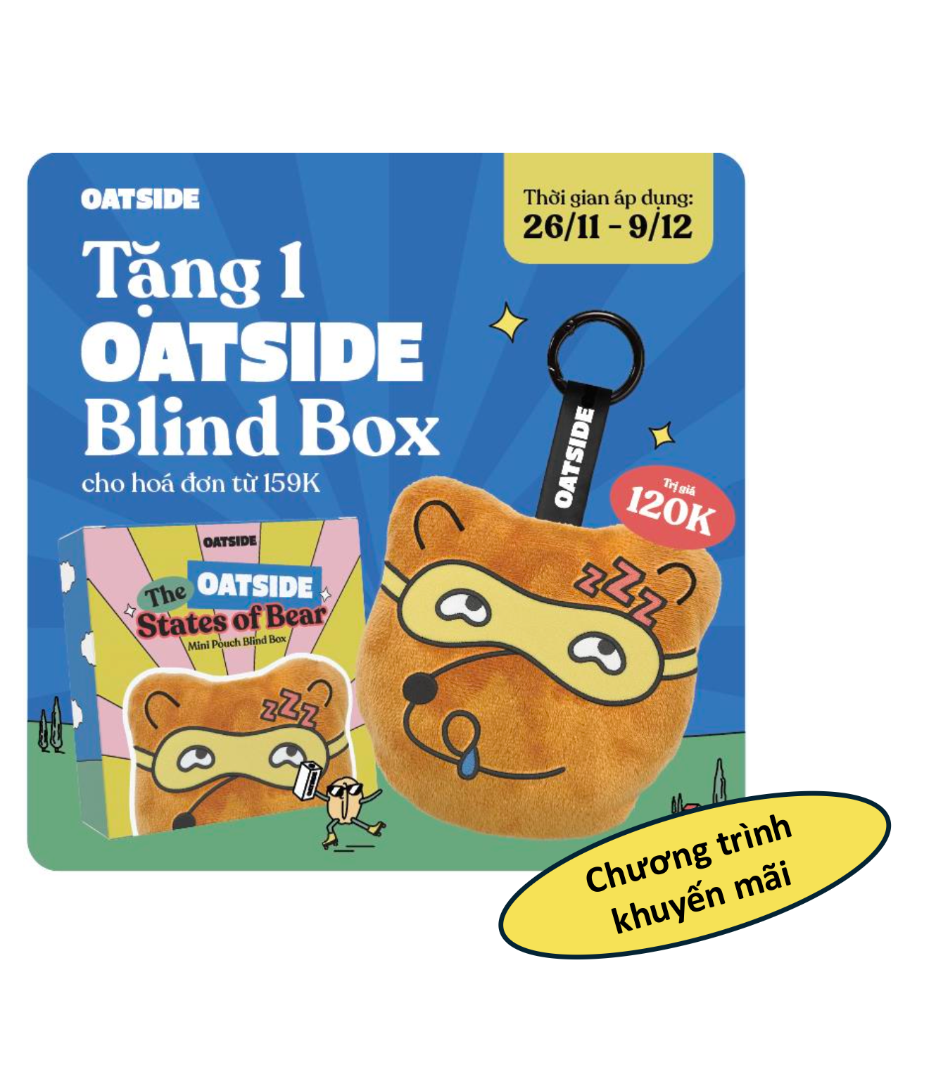 OATSIDE- Chiến dịch truyền thông cùng Blindbox 7 phiên bản