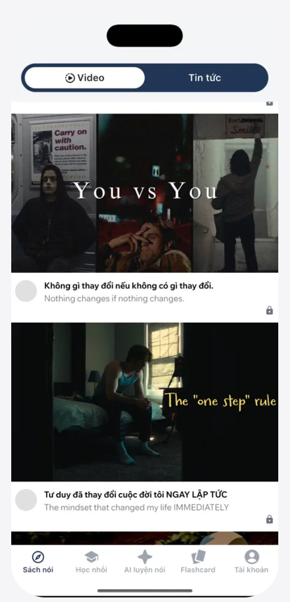 DOTSPEAK - Chiến dịch review app học tiếng anh nền tảng Tiktok và Thread